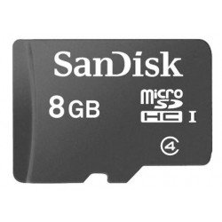 SanDisk Basic 8 GB MicroSDHC Class 4 20 MB/s Memory Card